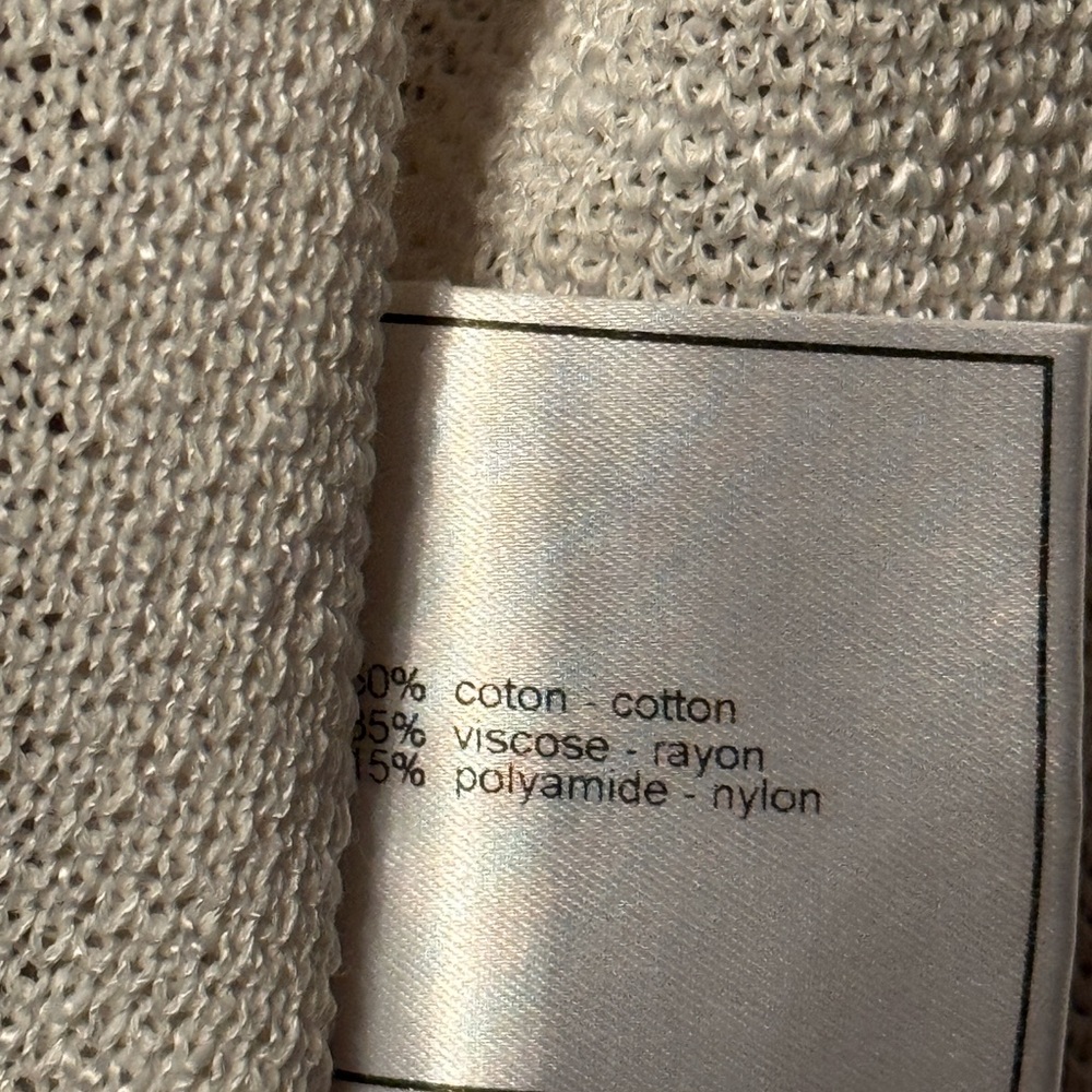 🍁SOLD🍁Chanel Cream Cardigan - Picture 10 of 17